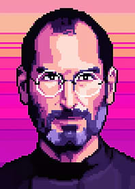 Pixel Art Steve Jobs