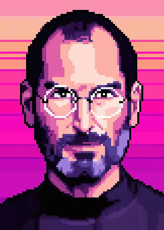 Pixel Art Steve Jobs
