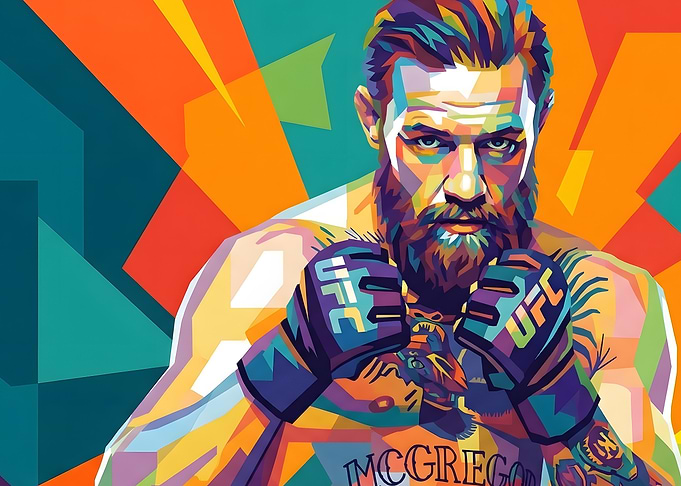 Conor McGregor Pop Art Portrait