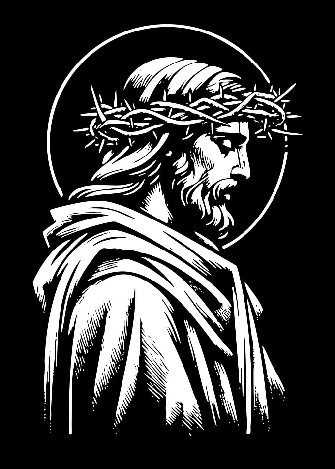 Jesus Christ with Crown of Thorns