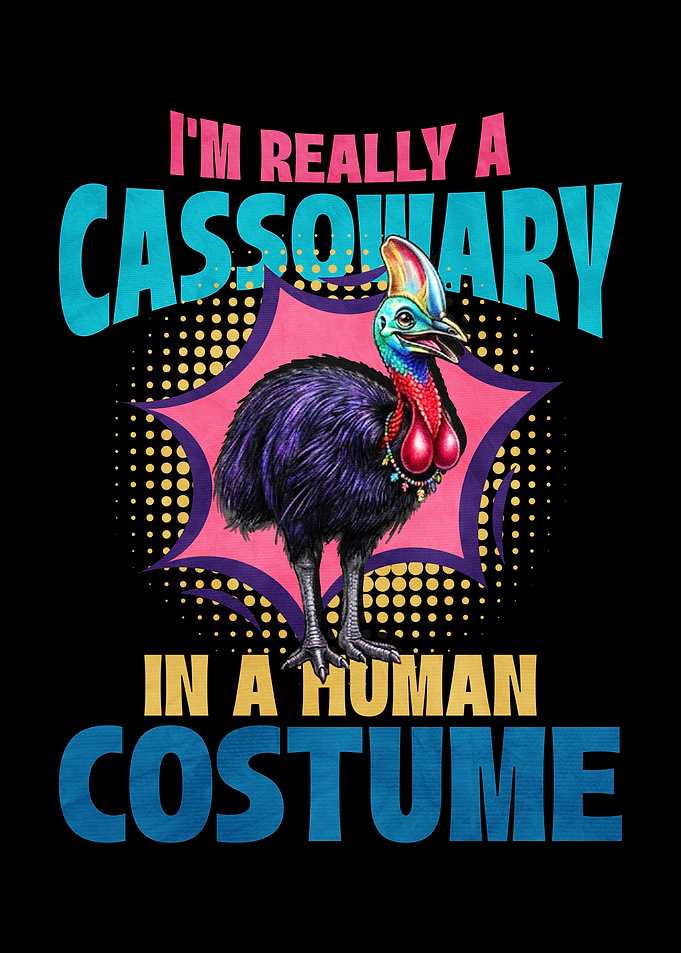 Cassowary in a Human Costume