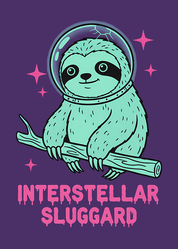 Interstellar Sluggard Astronaut Sloth