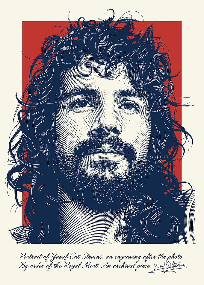 Yusuf Cat Stevens Engraving