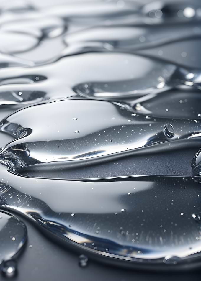 Clear Gel with Bubbles