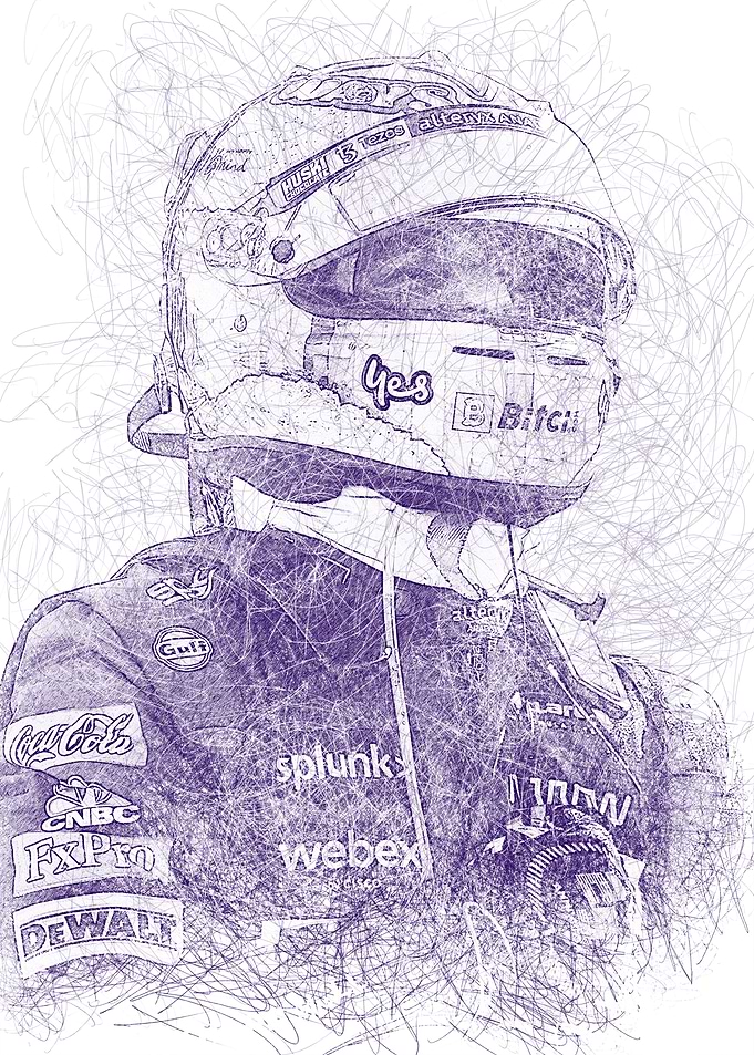 Daniel Ricciardo Driver Portrait