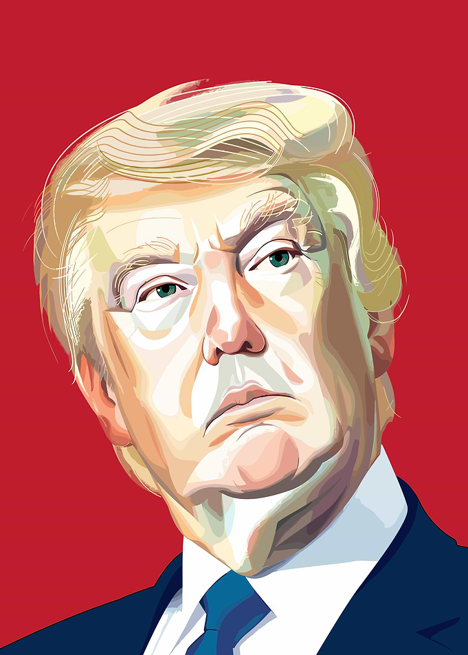 Donald Trump Pop Art Portrait