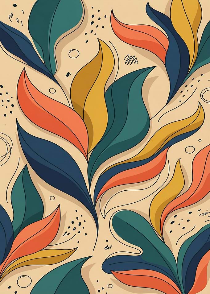 Abstract Floral Pattern