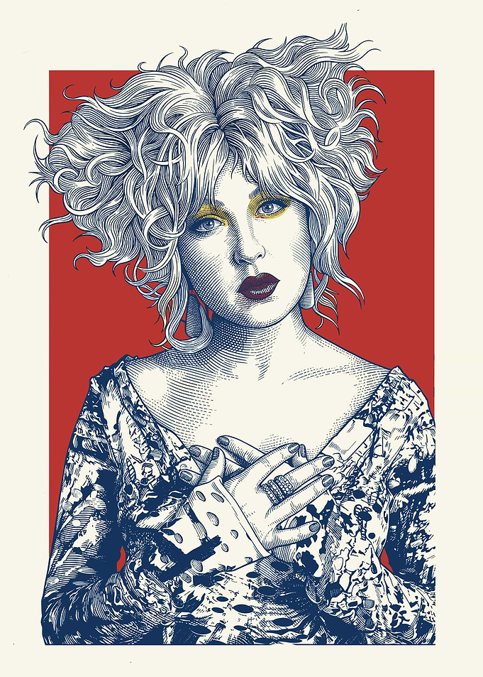 Portrait of Cyndi Lauper