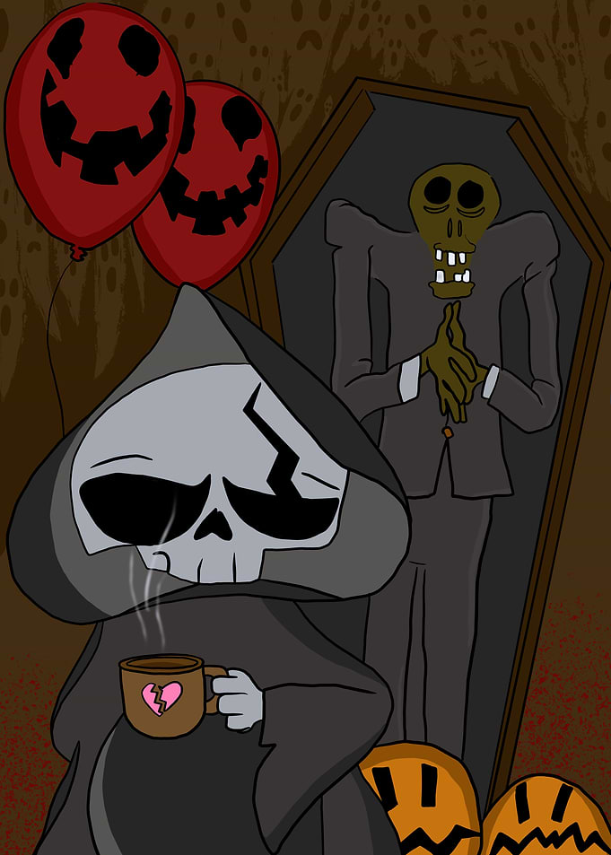 Have a nice death with Coffee and Coffin