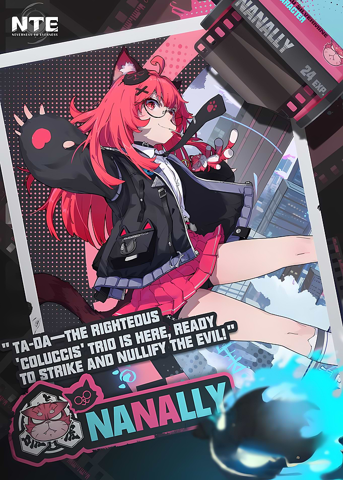 Anime Character Nanally with Quote