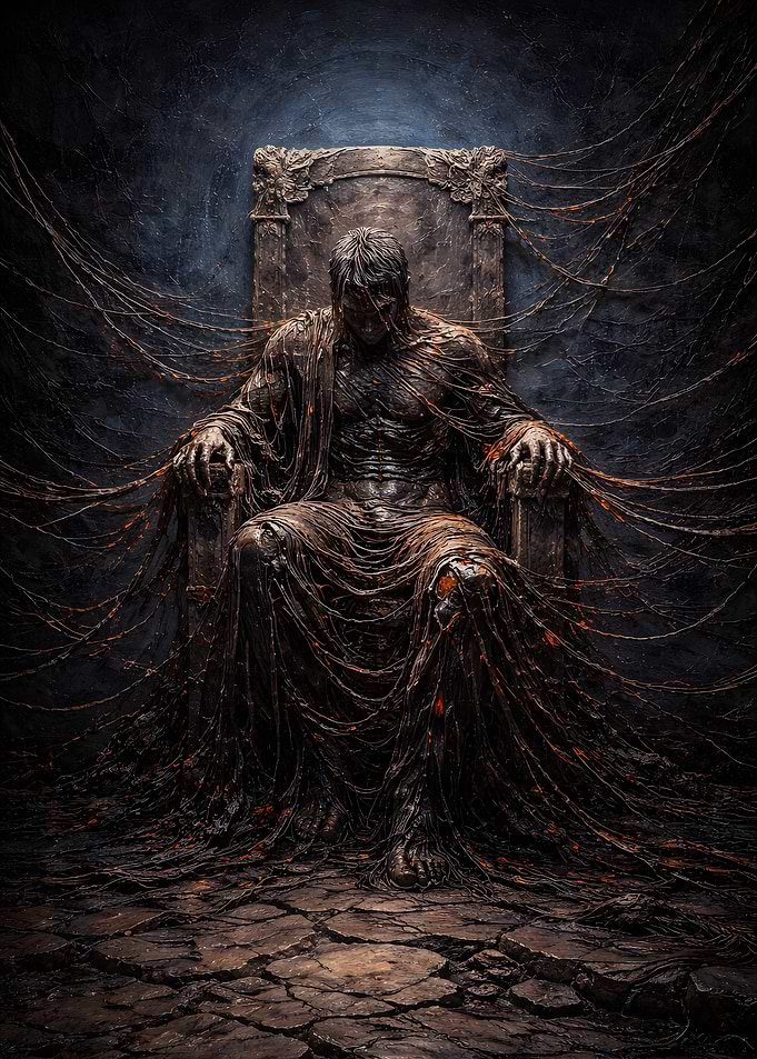 Dark Figure on Throne