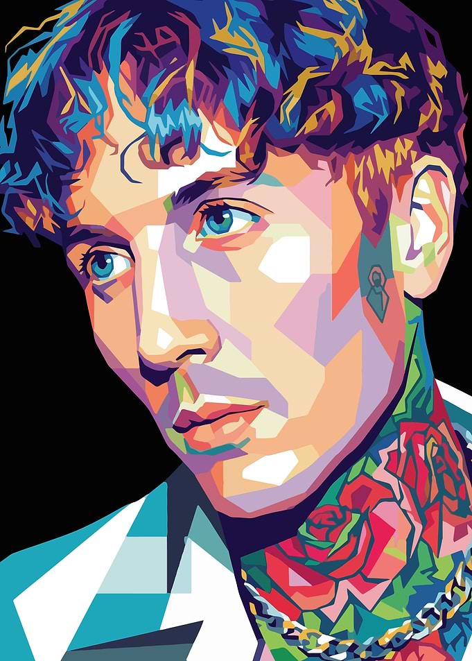Pop Art Portrait of Oli Sykes