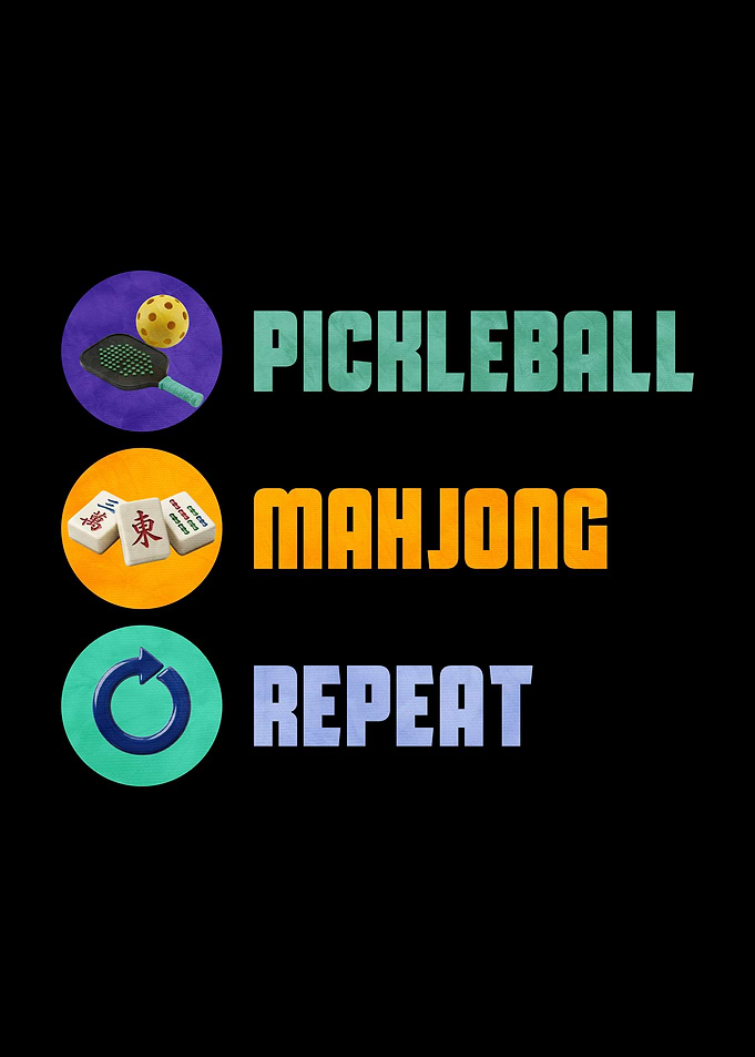 Pickleball Mahjong Repeat