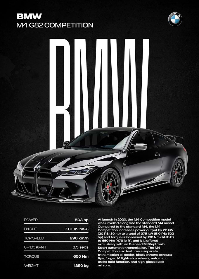 BMW M4 G82 Competition Car