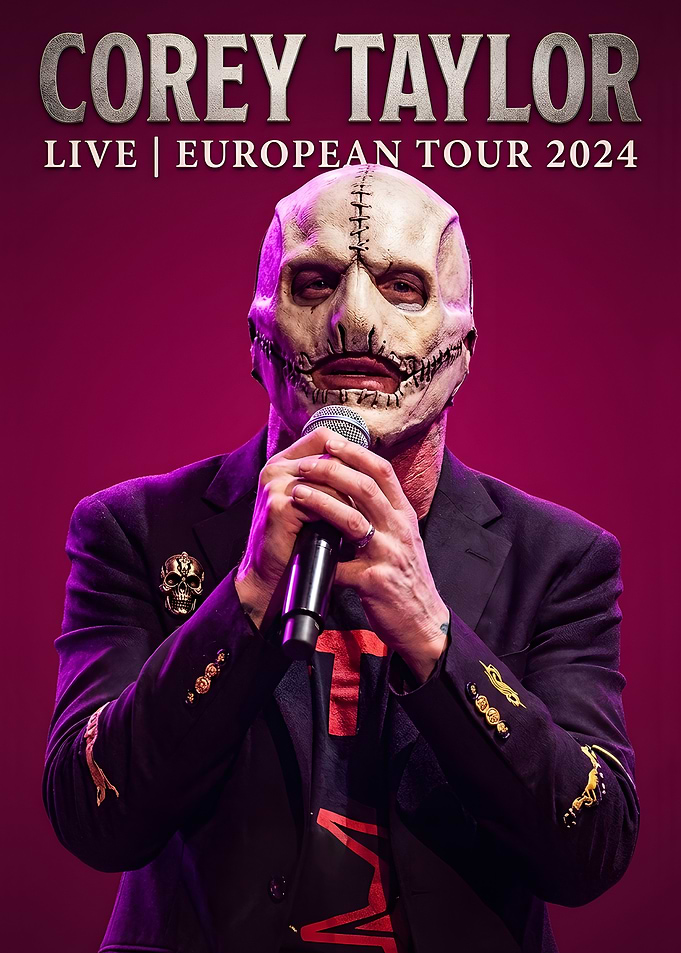 Corey Taylor Live European Tour 2024 Poster