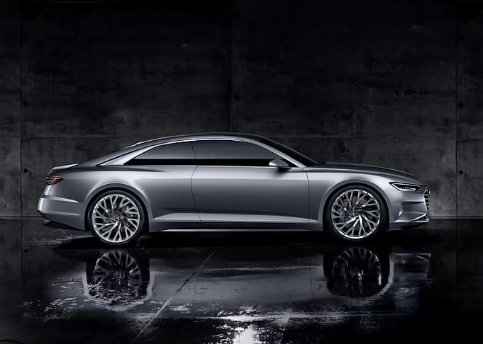 Silver Audi Concept Car