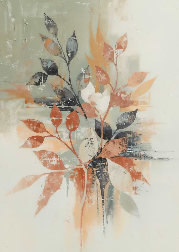 Abstract Floral Painting