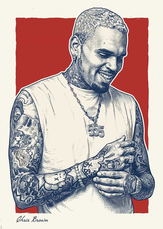 Chris Brown Portrait