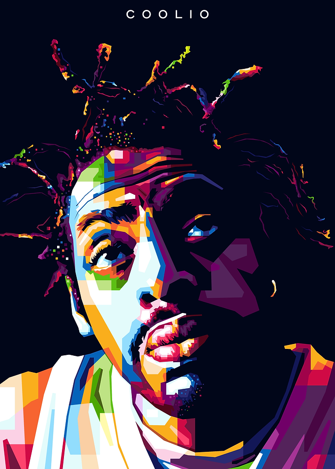 Coolio Pop Art Portrait