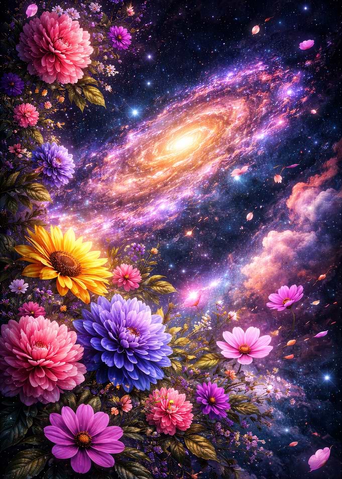 Cosmic Flowers in Galaxy