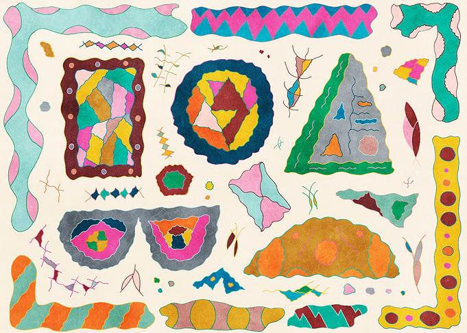 Abstract Colorful Shapes and Patterns