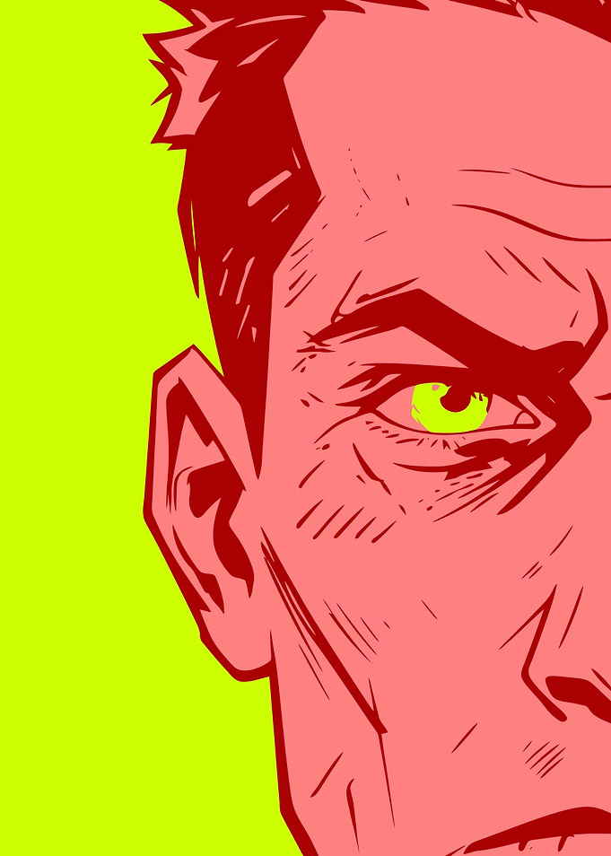 Close-up of a Man's Face