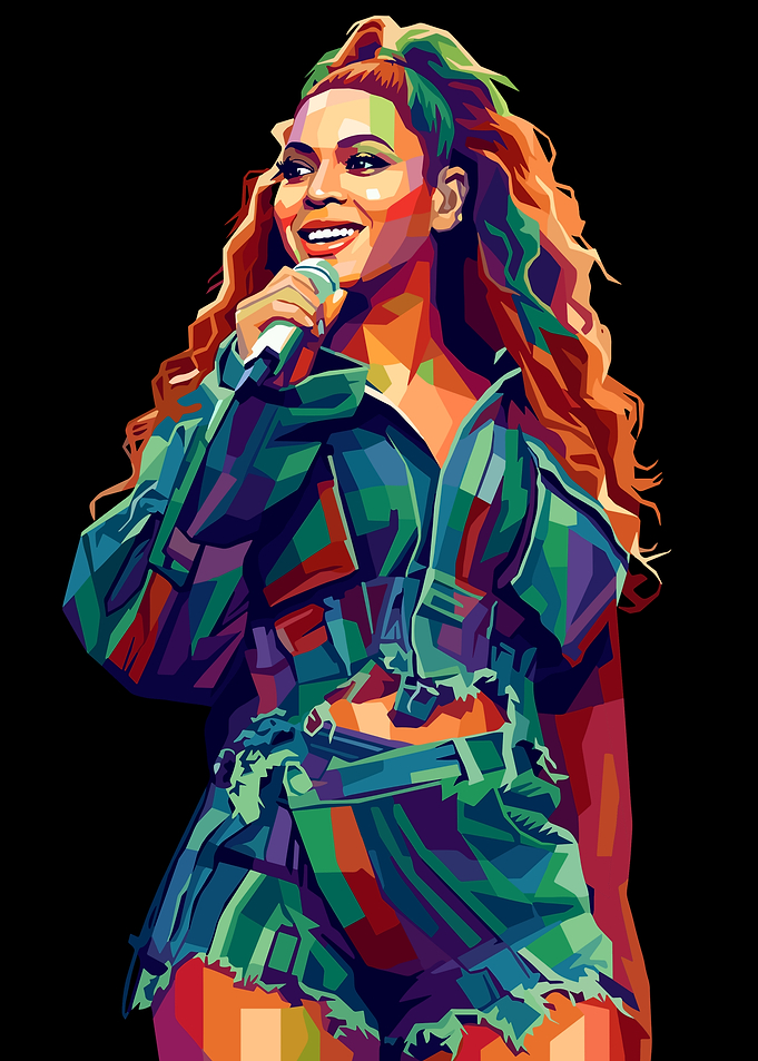 Beyoncé Pop Art Portrait