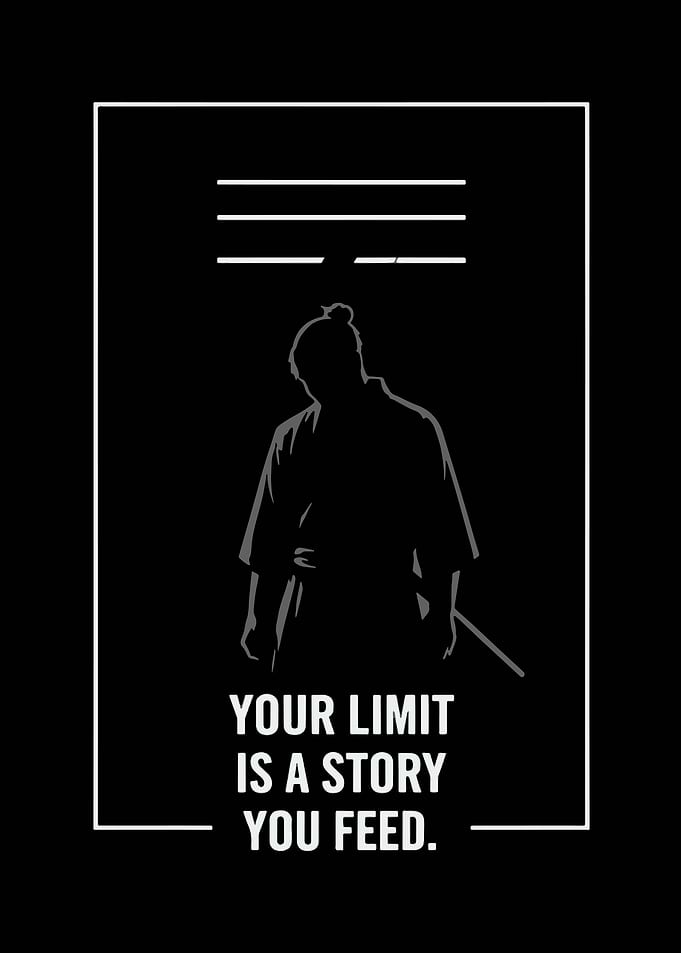 Samurai Motivational Poster