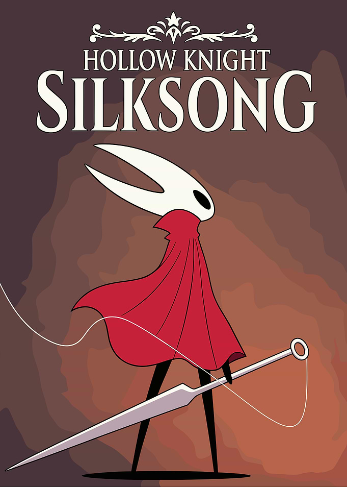 Hollow Knight Silksong Hornet Poster