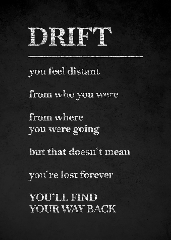 Drift Definition Poster