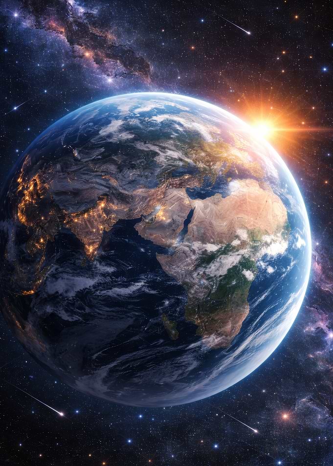 Sunrise in Space