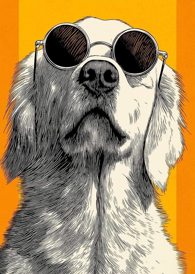 Dog Wearing Sunglasses