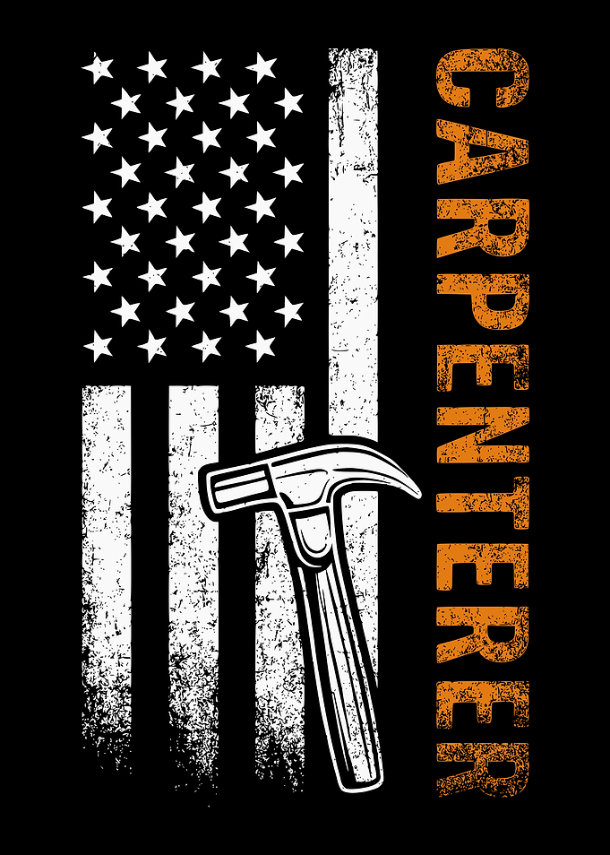 Carpenter American Flag Hammer