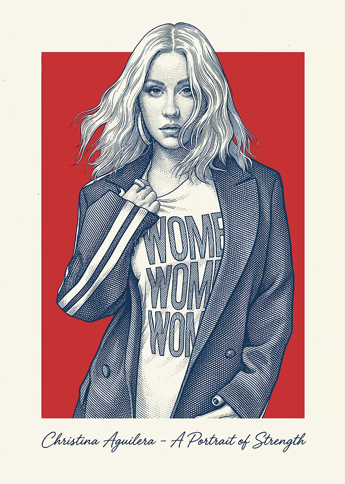 Christina Aguilera Portrait