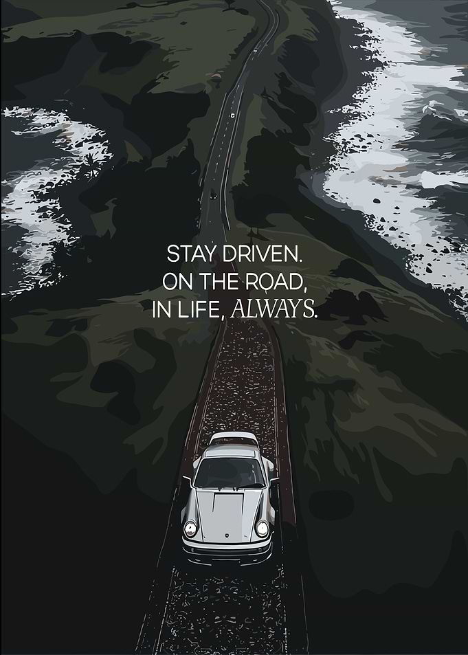 Silver Sport Car Motivation