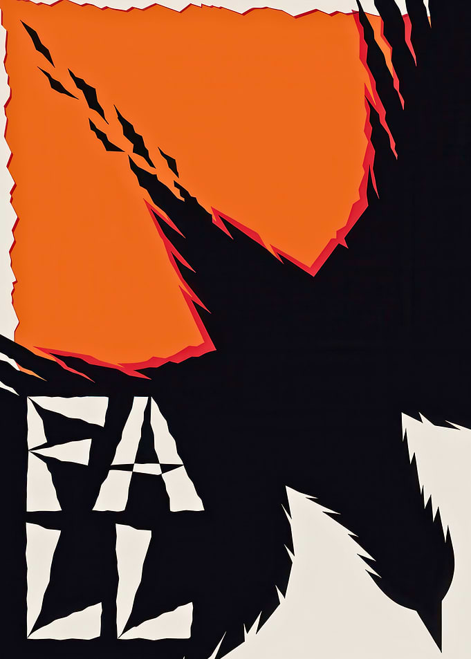 Bold Abstract Shapes with Sharp Edges