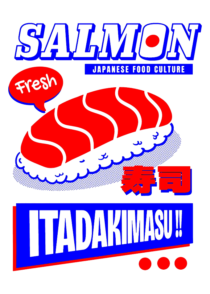 Salmon Sushi Japanese Food Culture