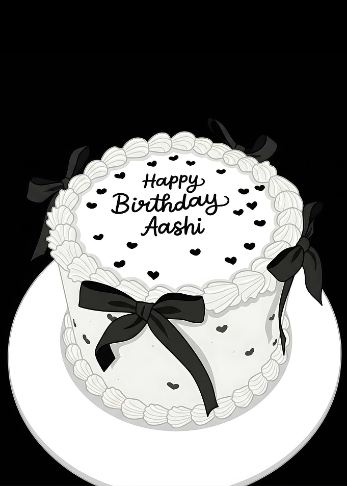 Happy Birthday Aashi Cake