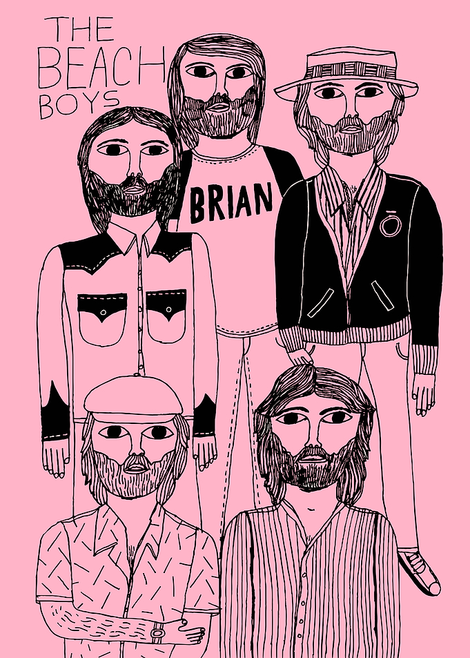 The Beach Boys illustration