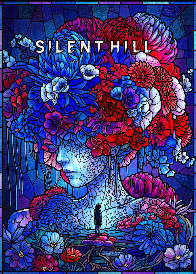 Silent Hill Stained Glass Art