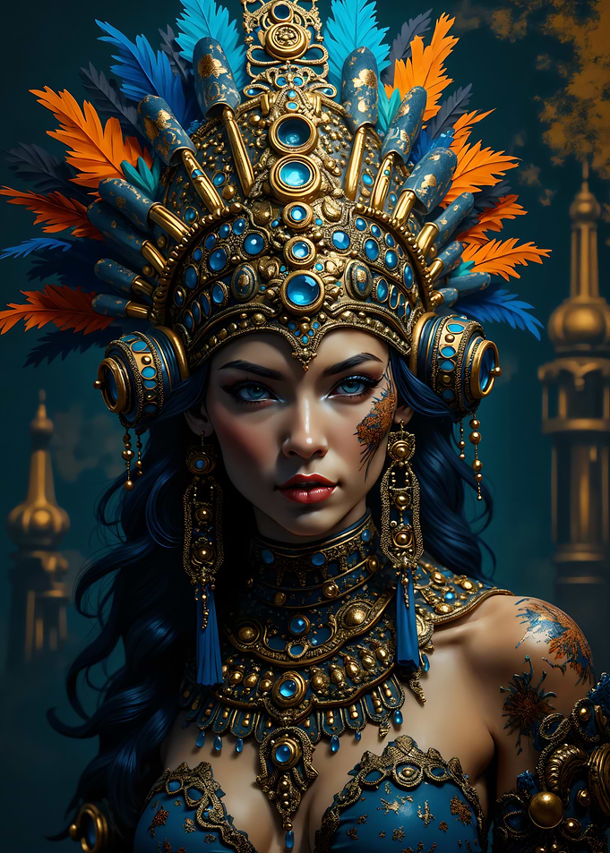 Empress with Golden Headdress