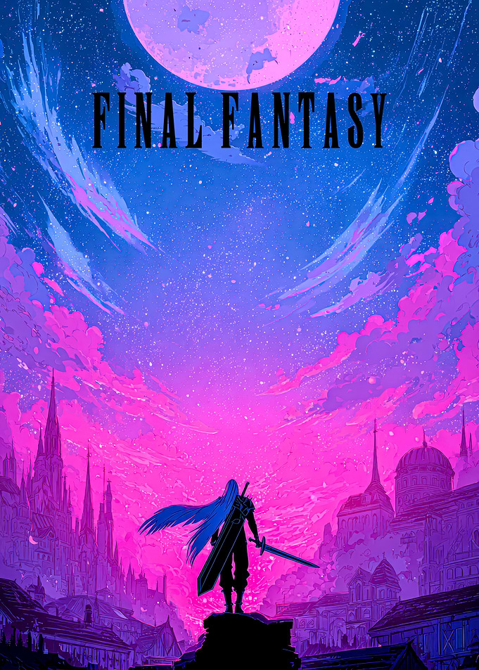 Final Fantasy Sephiroth Poster