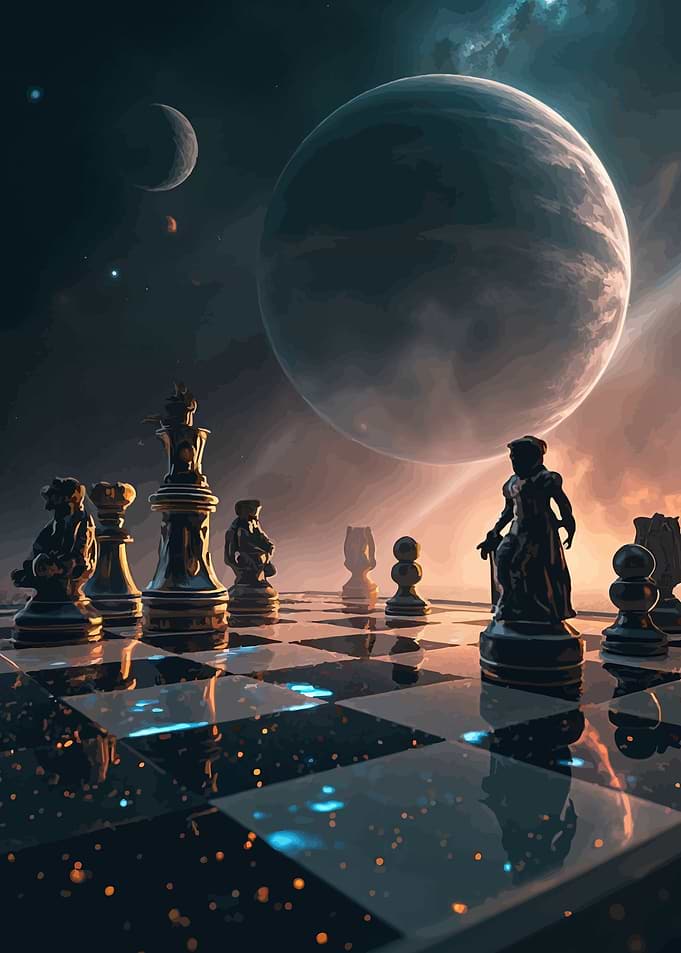 Cosmic Chess Game