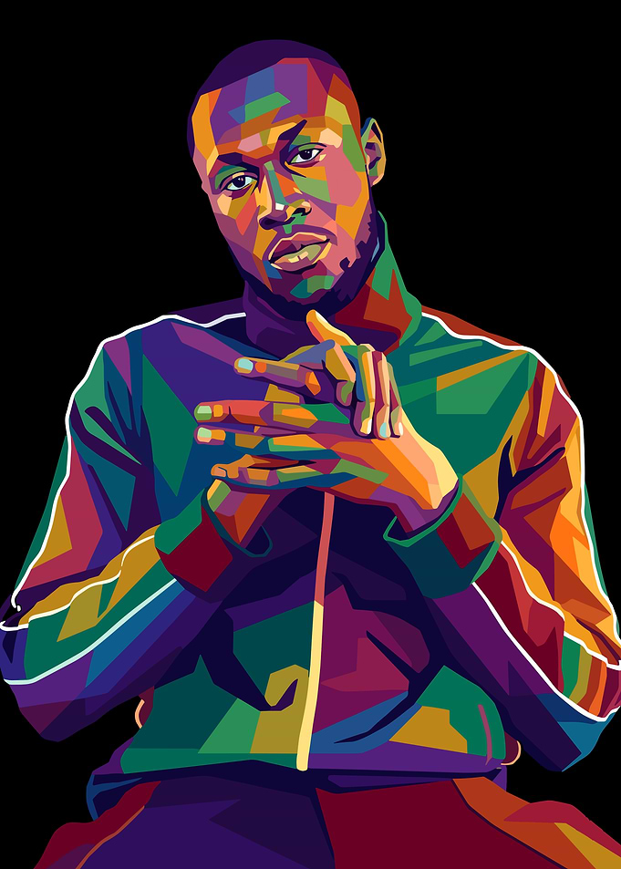 Colorful Portrait of a Stormzy