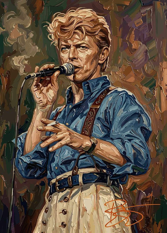 David Bowie Painting art