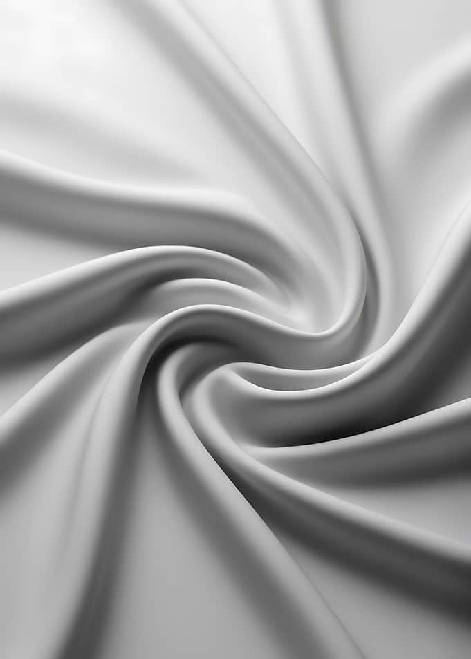 Swirling White Fabric
