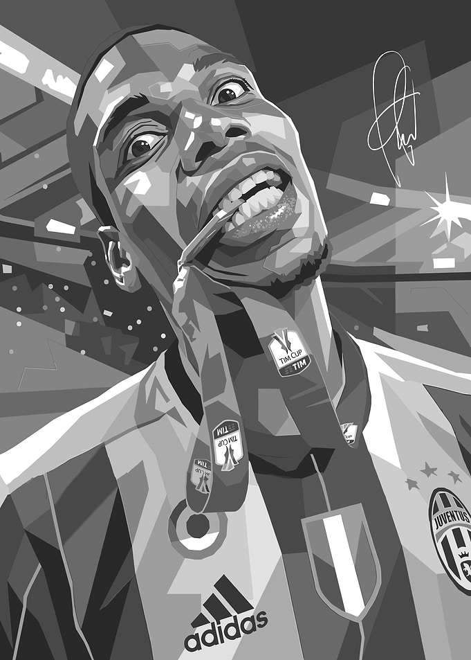 Football Player with Medal
