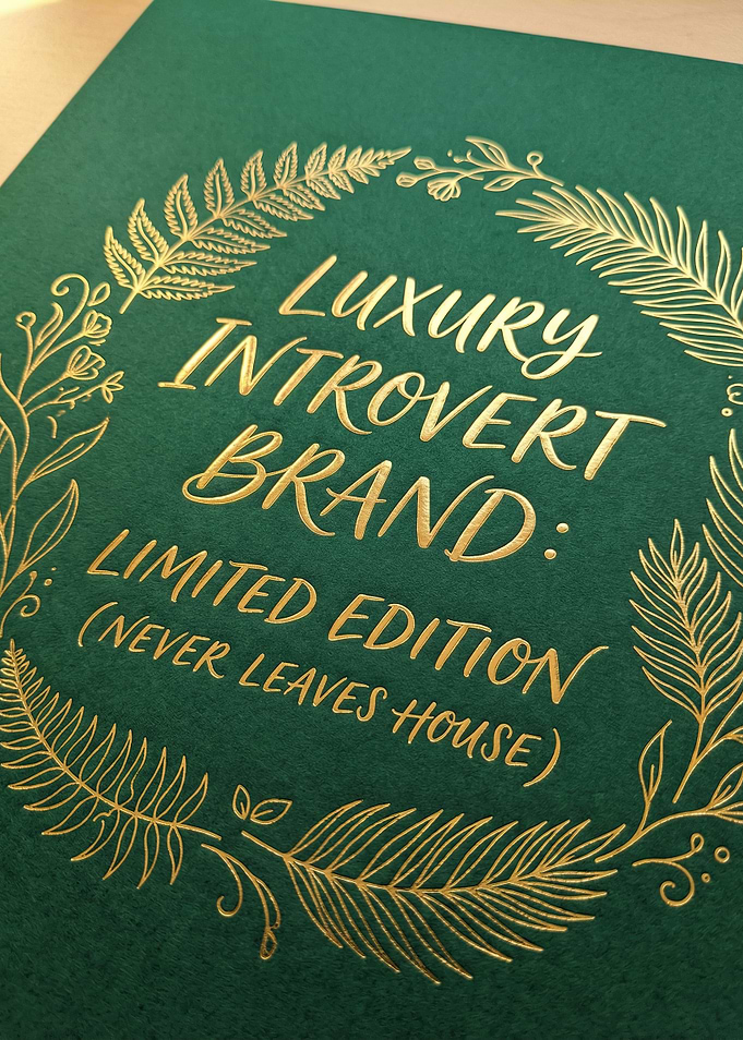 Luxury Introvert Brand Limited Edition