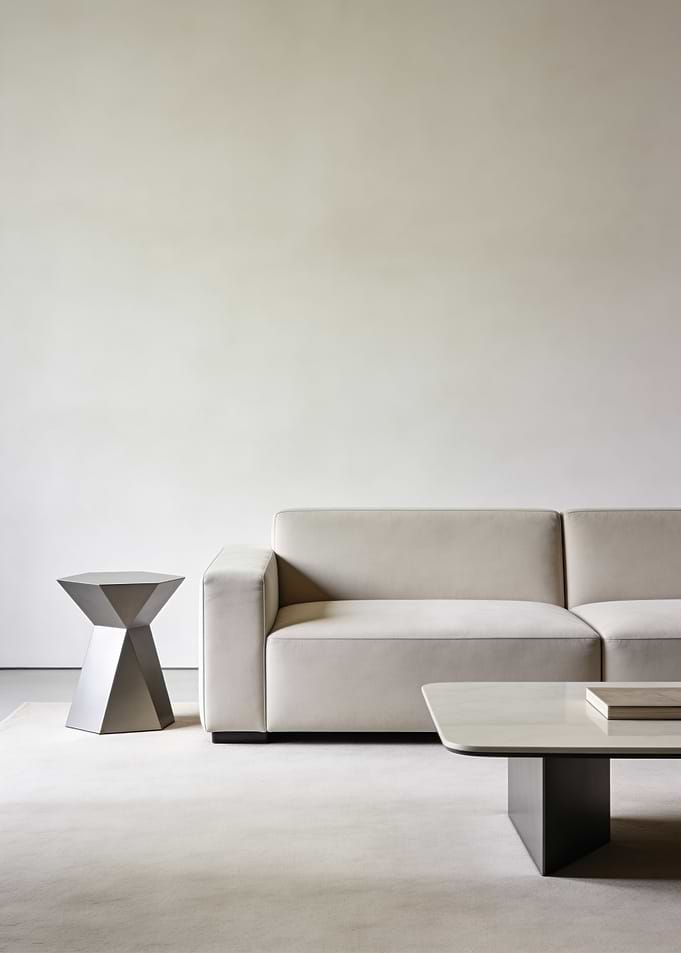 Modern living room with sofa and coffee table