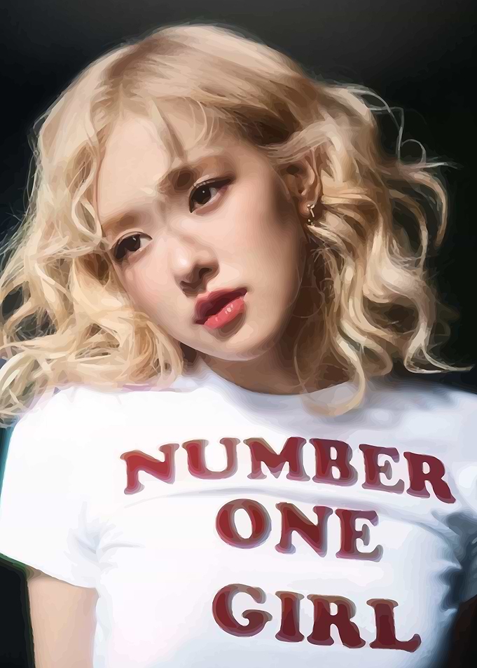 Woman in 'Number One Girl' T-shirt